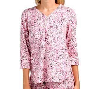 COMPANY ELLEN TRACY Henley Lounge Set / Pajamas PJ/s